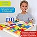 Montessori Wooden Puzzle Toy for Kids – STEM 3D Logic & Spatial Reasoning Game, 88-Piece Educational Blocks with 2 Boards, Plastic-Free Learning Gift for Ages 4+
