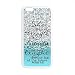 iPhone 6 Plus 5.5inches Protective Case - She is Clothed with Strength & Dignity She Laughs without Fear of the Future Proverbs 31:25 - Bible Verse Blue Sparkles Glitter Hardshell Cell Phone Cover Case for New iPhone 6 Plus