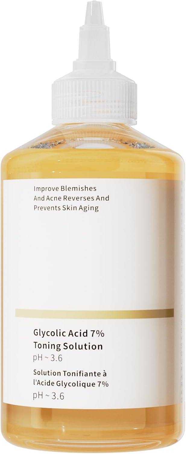 Glycolic Acid 7% Toner - Clarifying Facial Toner for Impurities & Acne - For Oily & Combination Skin - Exfoliating Effect for Refined Pores - 250 ml