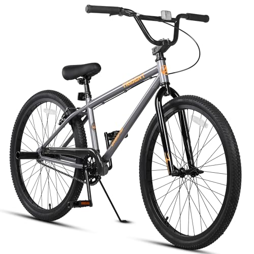 Avasta Bicicletas Bmx De 24 Pulgadas Freestyle Para Principiantes Y Avanzados Con 2 Clavijas Trick Cycling Y Professional Riding, Gris