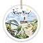 Serene and Vintage Cape Cod Massachusetts Ornament, Rustic Christmas Souvenir and Gift