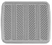 Kraco K2510GRY Grey Rubber Rear Mat - 1 Piece