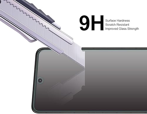 Miniatura 4 de Supershieldz Paquete de 2 protectores de pantalla de vidrio templado antiespía diseñados para Motorola (One 5G Ace) / One 5G UW Ace/Moto G 5G