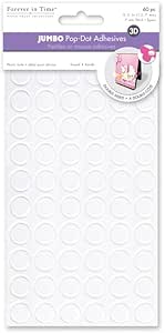PD10-10 MultiCraft 3D Pop Dots Dual-Adhesive Foam Mounts - 0.5 in