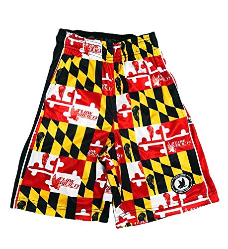 Flow Society Maryland Boys Lacrosse Shorts - LAX - Lacrosse - Kids Athletic - Basketball - Baseball - Hockey - Football