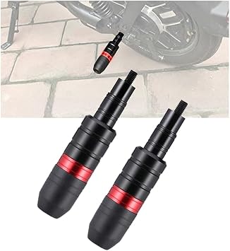 2PCS Motorcycle Frame Sliders for Honda DioAF-18/AF-24/AF-34 1988-2026 Aluminum Alloy Impact-Reducing Crash Bar Anti Crash Protector Slider Stick Bar