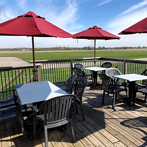 Magacyo Adjustable Patio Umbrella Holder - Outdoor Umbrella Base And Stand Metal Clamp For Fixed Deck Railing And Poles #TOP6