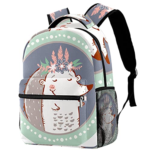 Sac à dos de voyage hérisson anti-fuite avec porte-bouteille externe
