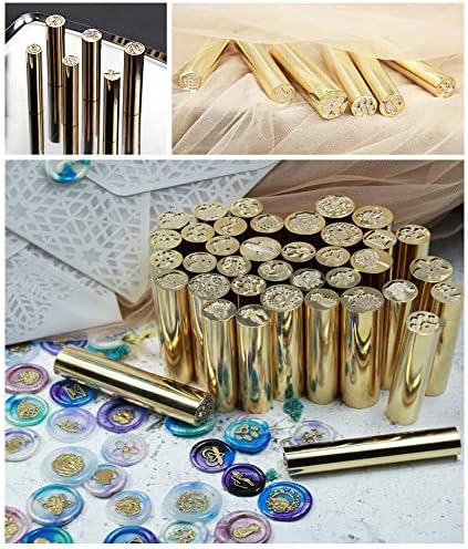 CRASPIRE Wax Seal Stamp Dog Paw, Metal Sealing Wax Stamps Mini Brass Stamp Gun Wax Seal 15mm for Envelope Invitation Wedding Embellishment Bottle Decoration Gift Card