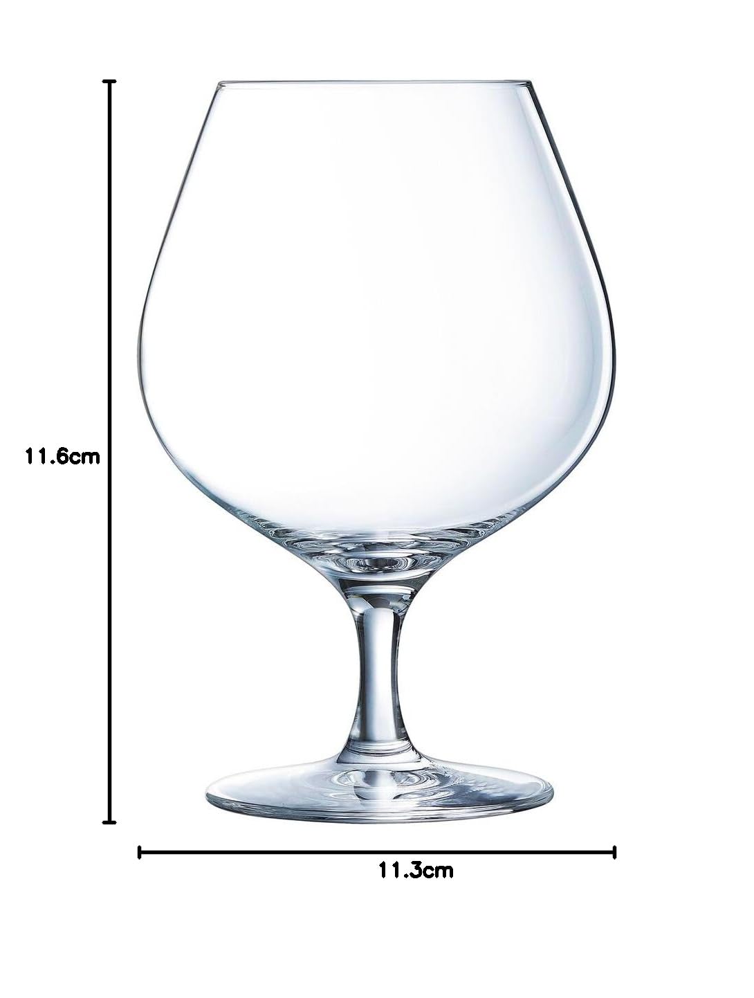Chef & Sommelier Set de 6 copas de coñac Spirits de krysta 72 cl | Transparente, Krysta, formato alto, acabado brillo, 72 cl, 6 piezas, borde fino, fácil de limpiar