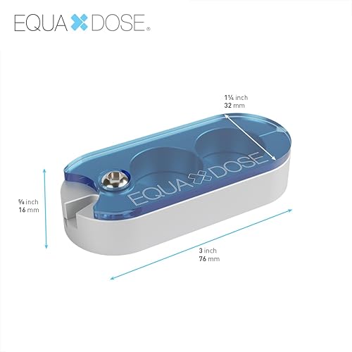 Miniatura 3 de Cortador de píldoras de Equadose. El mejor cortador de pastillas. Fabricado en EE. UU. Sirve también de pastillero. Ideal también para tus mascotas