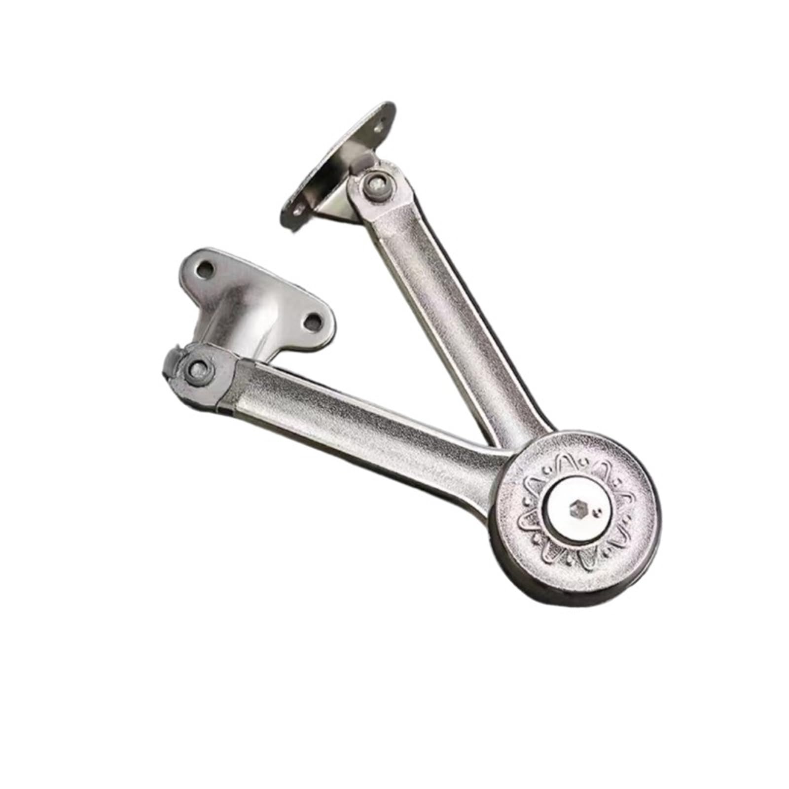 Cabinet Hinges 1Pcs Stop Hydraulic Hinges Kitchen Cabinet Door Adjustable Polish Hinge Furniture Lift Up Flap Stay Support Hardware for Furniture