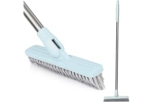 Affogato - Cepillo de limpieza para el baño de mango largo