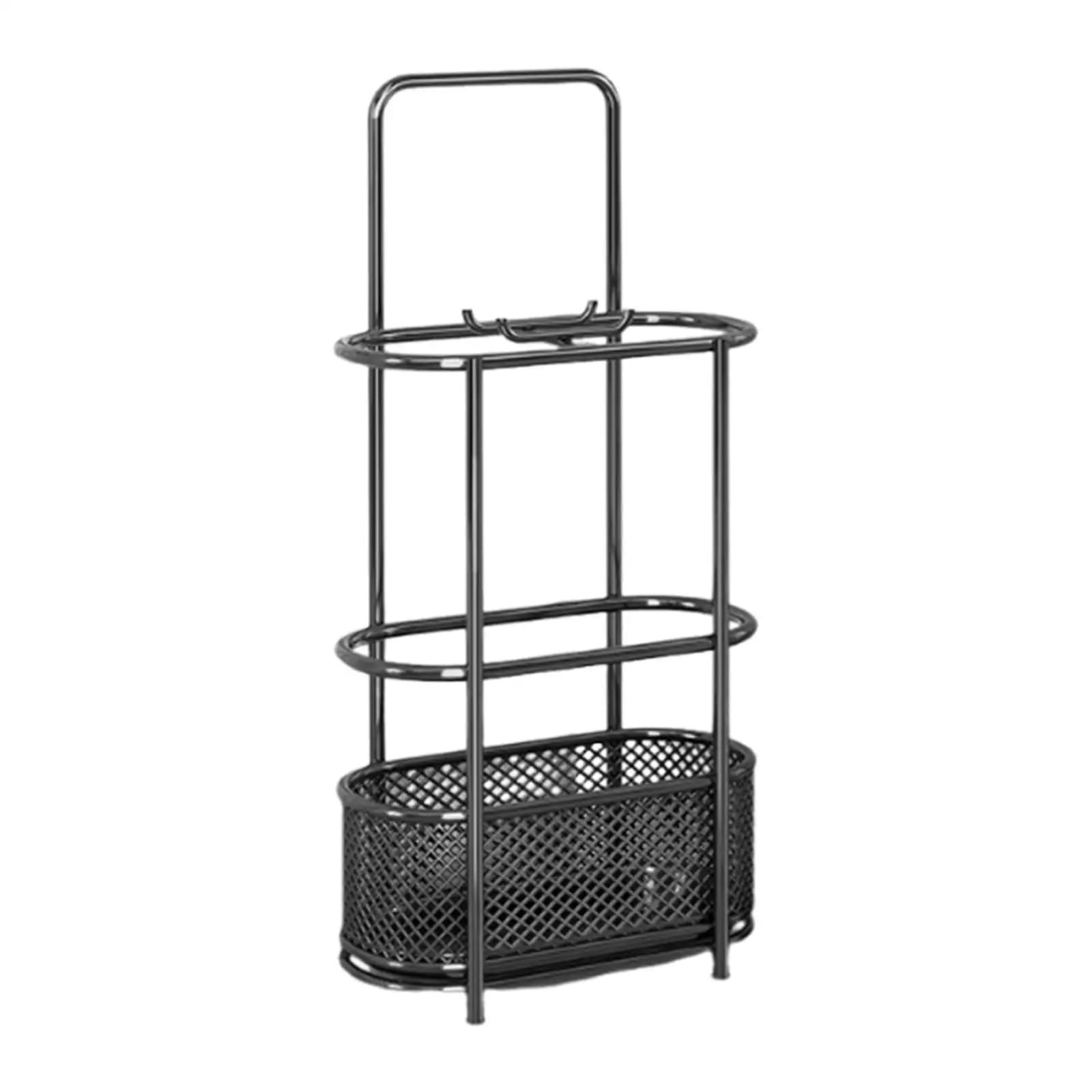 PSNKLMM Umbrella Stand Rack Iron Portable Convenient Large Capacity Drain For Entrance Household Entryway Home Hotel