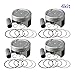 13101-ZY6-000 4-Set Piston Set (+0.5mm) Suitable For Outboard Engine BF115-BF150 ZY6 13101ZY6 Marine Engine Parts