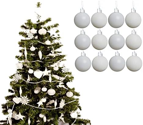 Simply Products Christmas Tree Decoration Baubles 3.8cm - Great Christmas Tree Hanging Ball Decorations, Matte & Glitter Baubles Pack of 12 - 3.8cm (Midnight Blue Matte & Glitter)