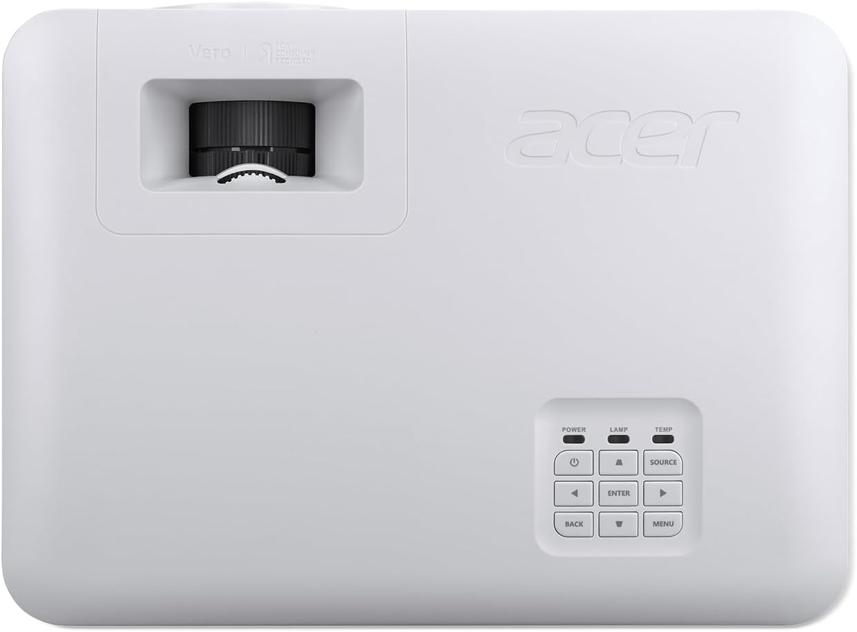 Acer VERO HL6810ATV Projector, top view with control panel