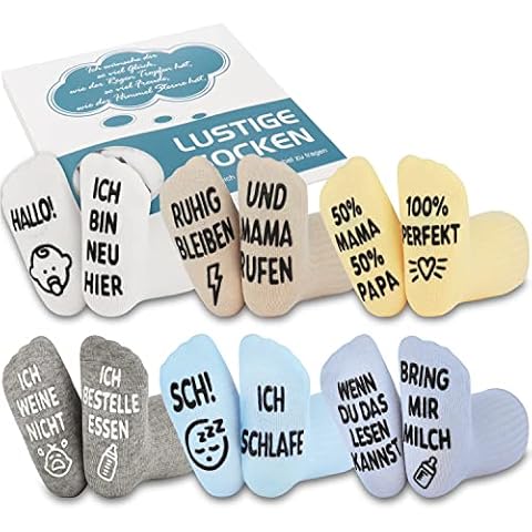 Belloxis Baby Socken 0-12 Monate Baby Geschenk Junge Mädchen Socken Antirutsch Kinder Geschenke Neugeborenen Babyparty Geschenk Babygeschenke zur Geburt Junge Mädchen Cover