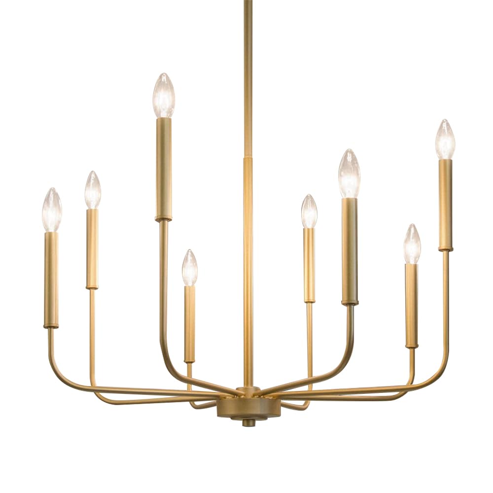 CSXSXAUO Industrial Chandelier 8-Lights Candle Hanging Lamp Dining Room Pendant Light Retro Chandeliers Ceiling Lighting Fixtures for Kitchen Island Entryway Foyer Bedroom Star of