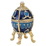 Design Toscano The Pushkin Collection Natalia Faberge-Style Enameled Egg