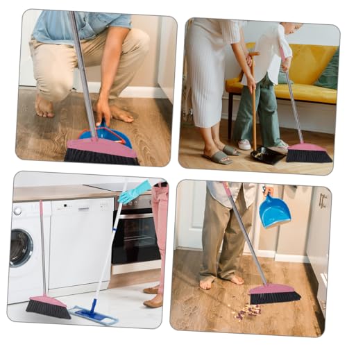 QUMIIRITY 2stücke Haushaltsbesen Mit Langem Stiel Zimmerbesen Müllkehrwerkzeug Reinigungsbesen Wiederverwendbarer Besen Bodenkehrer Für Innen Und Außenbereich – Bild 6