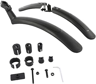 Toddmomy 1 Par Para Crianças Trilha Guarda-Lamas Universal Bicicleta Para Niños Guarda-Lamas Dianteiro Guarda-Lamas Mountain Pp Pa Pvc Preto Sujeira Bicicleta Guarda-Lamas Dianteiro Pneu