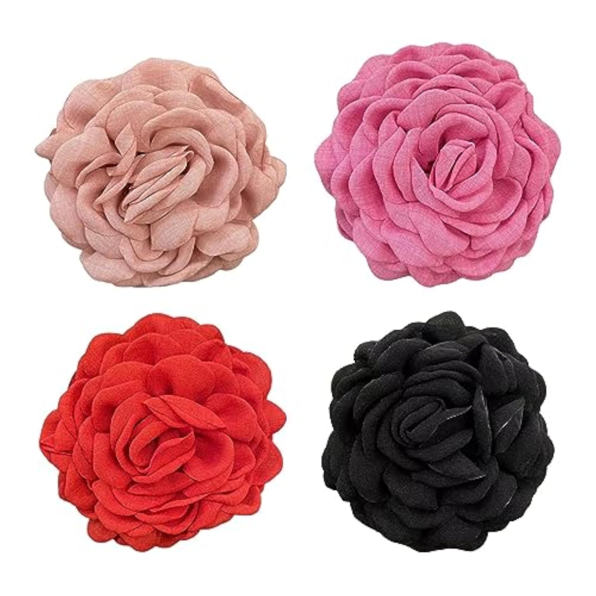Flower Large Hair Claw Clip for Thin Thick Curly Hair