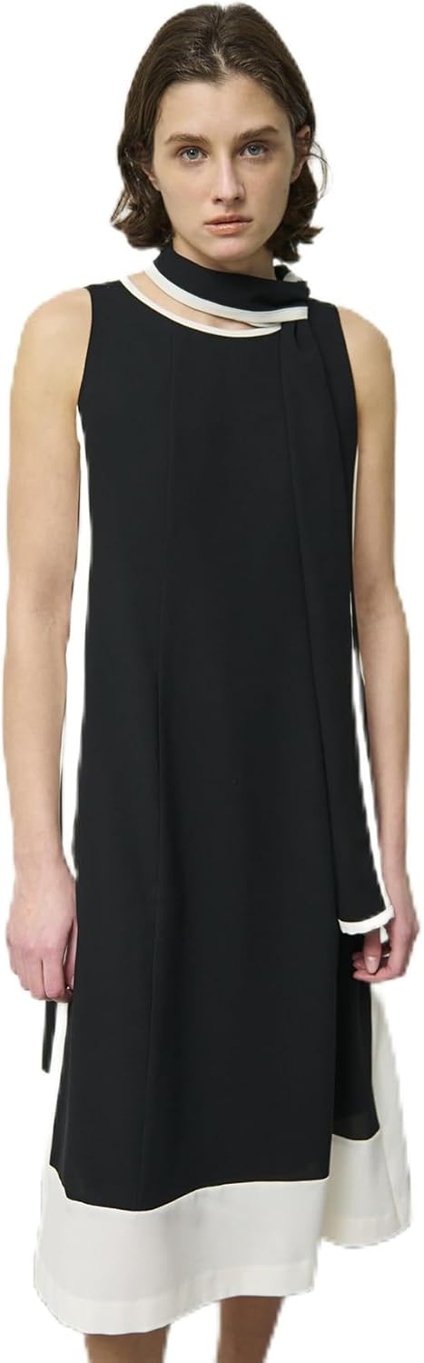 Amazon | [グレースコンチネンタル] 2024SS ﾊﾞｲｶﾗｰﾌﾚｰﾑﾄﾞﾚｽ レディース