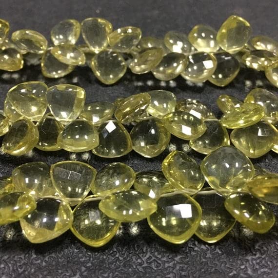 Quartz citron fancy shape de qualité supérieure pour la création de bijoux uniques de 10-12mm