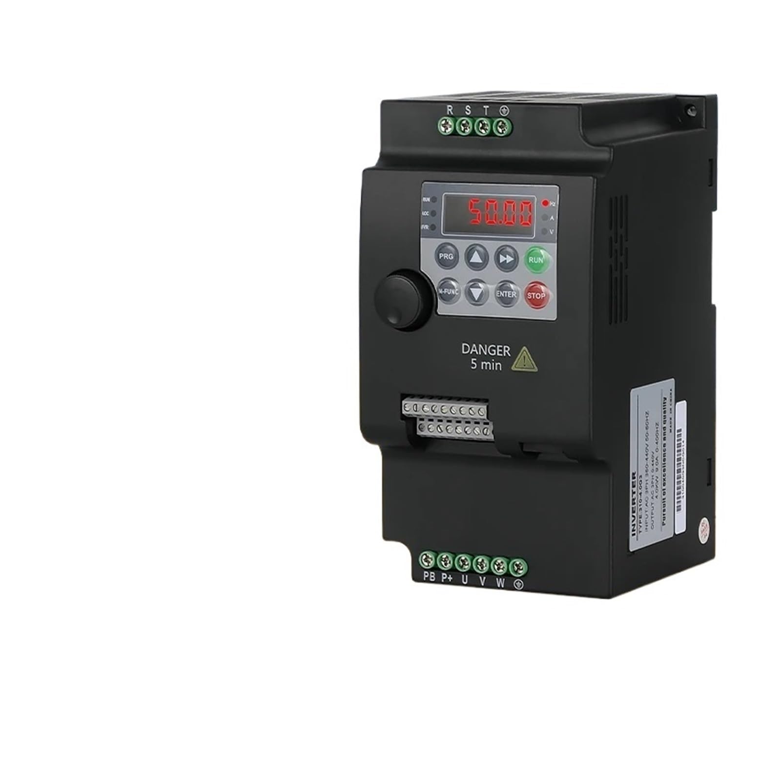 Frequenzumrichter (FU), 0.75KW/1.5KW/2.2KW/4KW/5.5KW Single Phase/Three Phase VFD 380 220 Variable Frequency Inverter For Motor Speed Control zur Motordrehzahlregelung(4KW 380V 3PH-3PH)