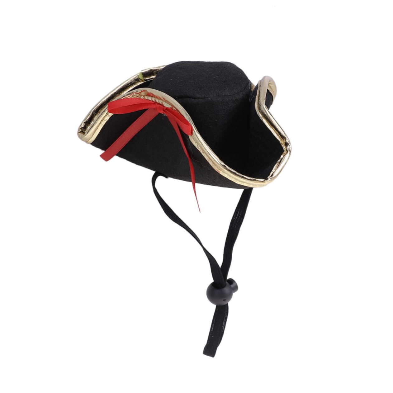 Chapeau de pirate pour chat réglable pour un déguisement stable qui ne tombe pas