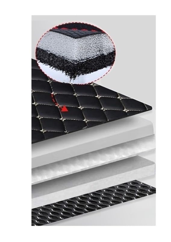 Tapis de coffre voiture Freemont 7 places pour sol propre et protégé
