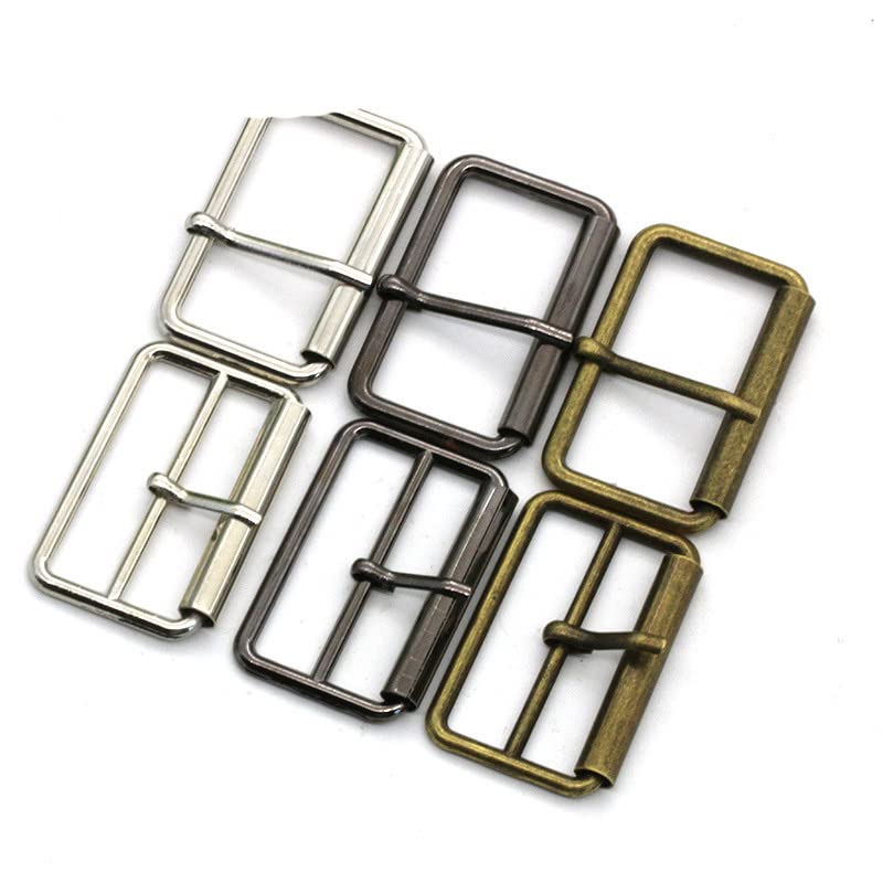 Fibbia Metallica Singolo Prong Rettangolare Per Cintura – Accessori Bricolage, 5cm, Argento