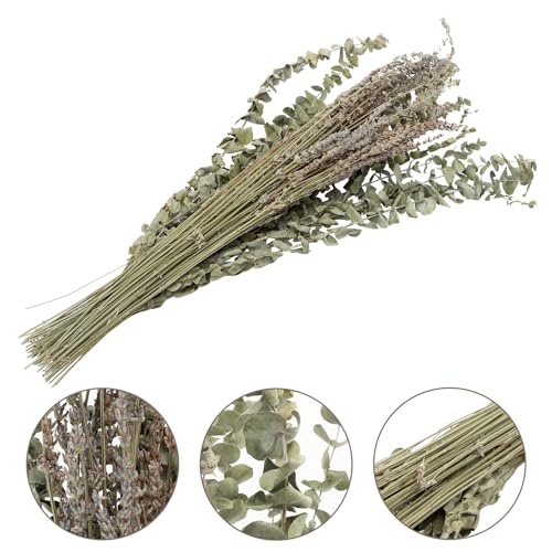 Ramo de hojas de eucalipto secas y lavanda natural miniatura 7