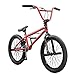 Mongoose Legion L20 Freestyle BMX Bike for Beginner Riders, Featuring Hi-Ten Steel Frame and Micro Drive 25x9T BMX Gearing with 20-Inch Wheels, Red