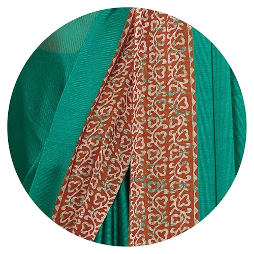 Image of MIRCHI FASHION Saree for Woman Chiffon Madhubani Print | Breathable Comfortable Printed Saree for Office and Regular Use (Available in 15 Designs)