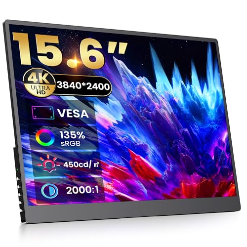 JUNEBOX 4K Portable Monitor - 15.6' UHD 3840 *...
