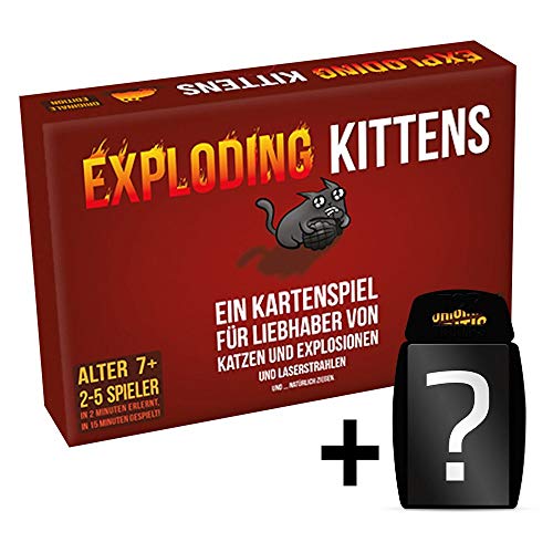 Preisvergleich Produktbild Exploding Kittens - Partyspiel - Kartenspiel / DEUTSCH / Set inkl. Kartenspiel