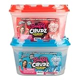 Butter Cloudz Medium Slime Tub 2-Pack - Shaved Ice Cherry & Blueberry Scented Butter Slime - 300g Soft, Stretchy, Non-Sticky Slime for Kids Ages 4+ | WeCool