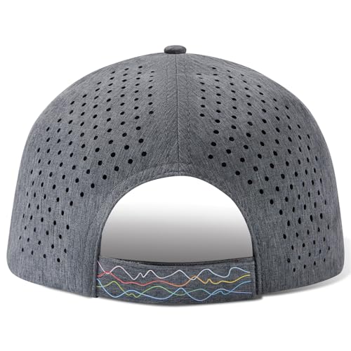 Image of UPF 50+ Performance Water Resistant Baseball Cap Lightweight Breathable Hat Golf Running Boat Hiking for Men Women