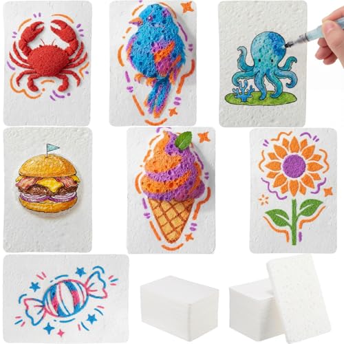 Kit de pintura de textura de espuma para niños que quieren dibujar con relieve y volumen real