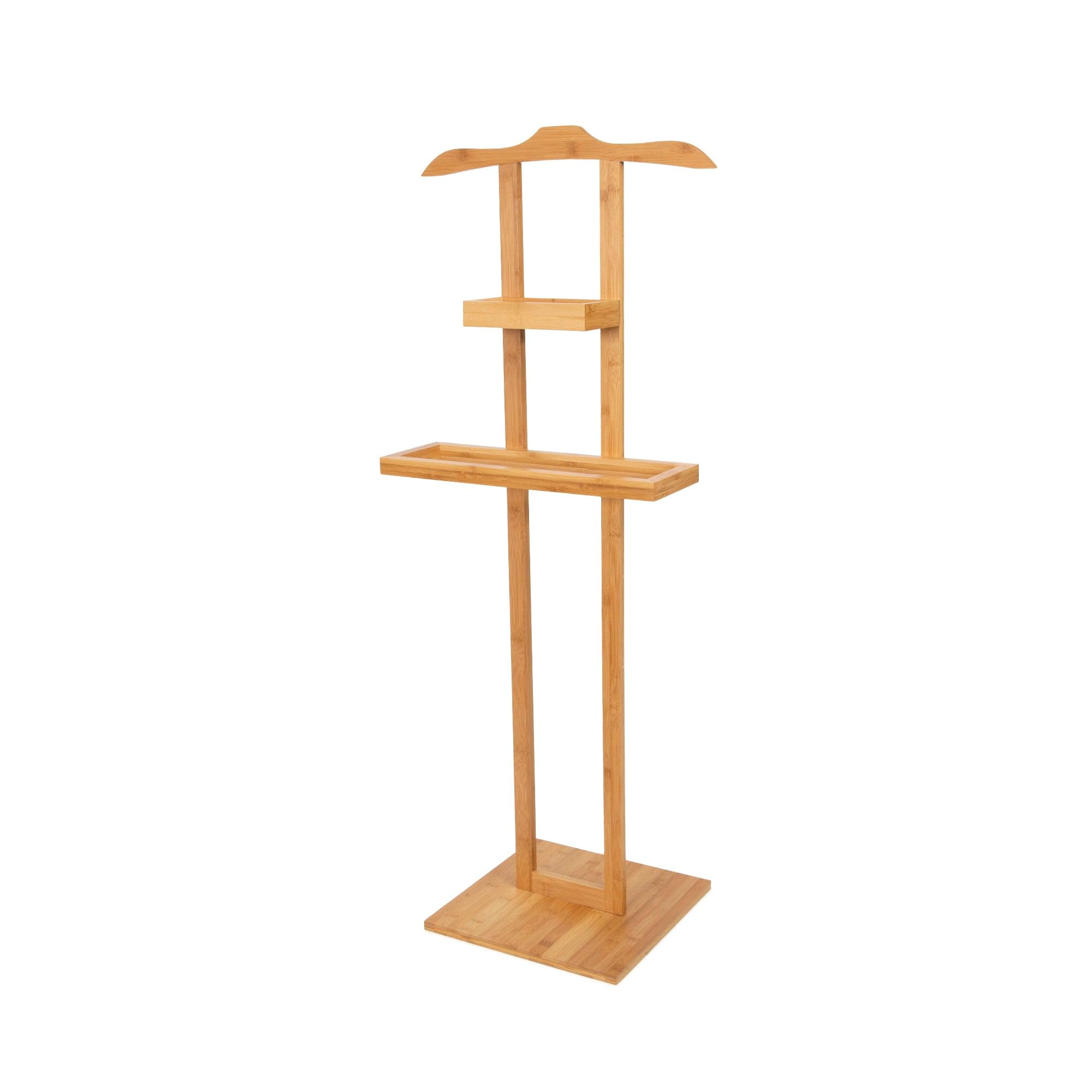 Compactor Perchero para Ropa y Accesorios, Bambú, Dim.: 44.5 x 32 x 32 x 32 x Al. 115 cm (Base 32 x 32 cm), RAN6987