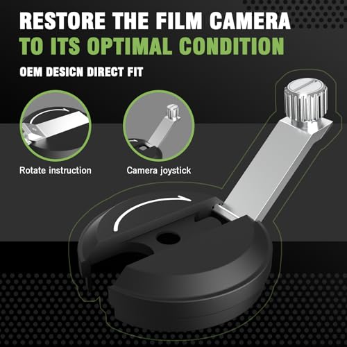 eTone Original Rewind Knob Replacement Kit for Niken Film Camera, Compatible with FM FM2 FE FE2 FA FM3A Series