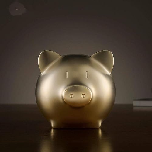 Miniatura 2 de Esculturas Cabeza Escultura Estatua Animales Estatua Adornos Estatua Adornos Esculturas Mini Escultura Cerdo Oro Abstracto Feng Shui Cerdo Estatua