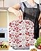Valentine's Day Stand Mixer Dust Cover with Storage Pocket & Handles, Watercolor Love Heart Romantic Me You Fits All Tilt Head & Bowl Lift Kitchen Appliance Cover Organizer Bag Accessories, 6-8 Quart