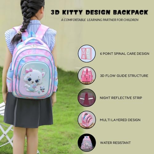 Image of Elios 3D Design Kids School Bag for Kids Age 3 to 6, Preschool Nursery and Grade 1 to 3 | Bags for Boys | Backpack for Girls | Picnic, Travel |Birthday, Diwali, Gifts for Kids