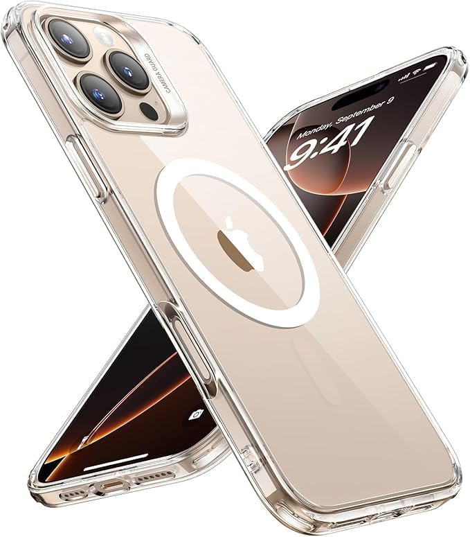 ESR for iPhone 16 Pro Case (4 in 1) Set, Translucent Matte Case with Screen Protector, Compatible with MagSafe, Military-Grade Protection, Classic Series, Clear - Image 4