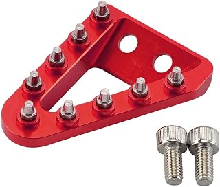NICECNC Red Rear Brake Pedal Step Plate Tip Compatible with GasGas EX/EC/MC 125-300 2021-2022,EXF/ECF/MCF 250-450 2021-2022,See Fitment