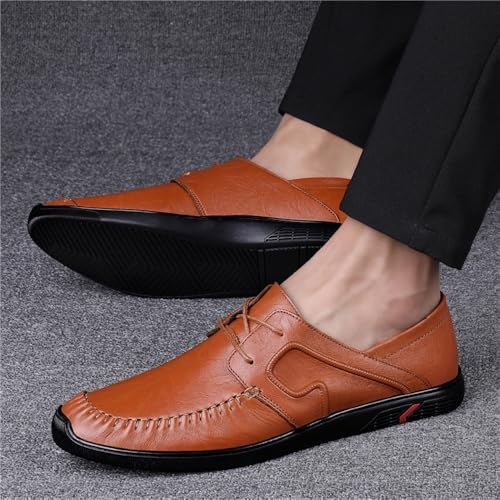 Men's Classic Oxford Lace Up Dress Shoes Patent Leather Wedding Business Style2