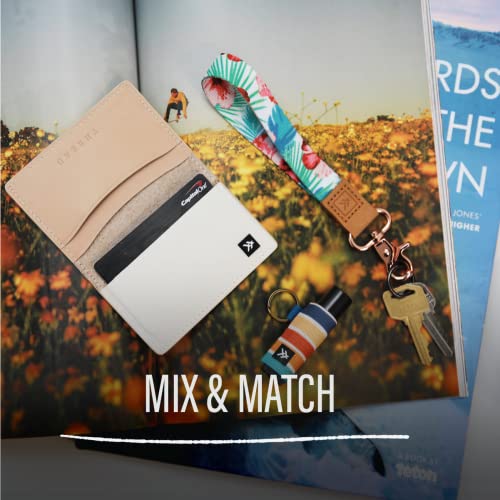 Slim Minimalist Bifold Wallet For Men & Women With Rfid | Small Elastic Credit Card Holder For Front Pocket (Off White) #TOP5